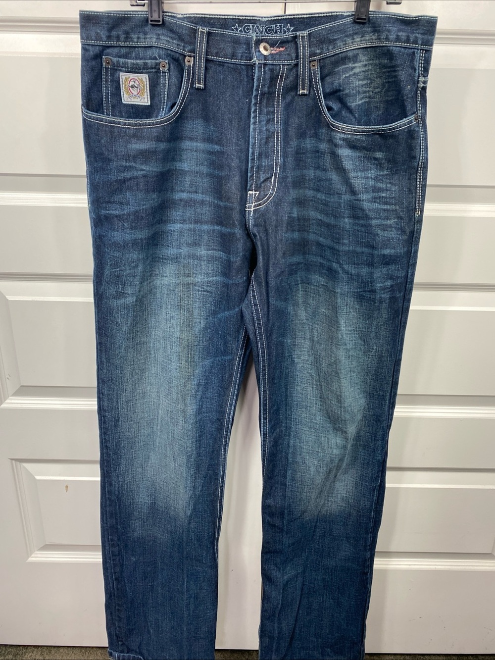 Cinch Men's White Label Cowboy Western Jeans MB92834019 Dark Stone wash 36x36